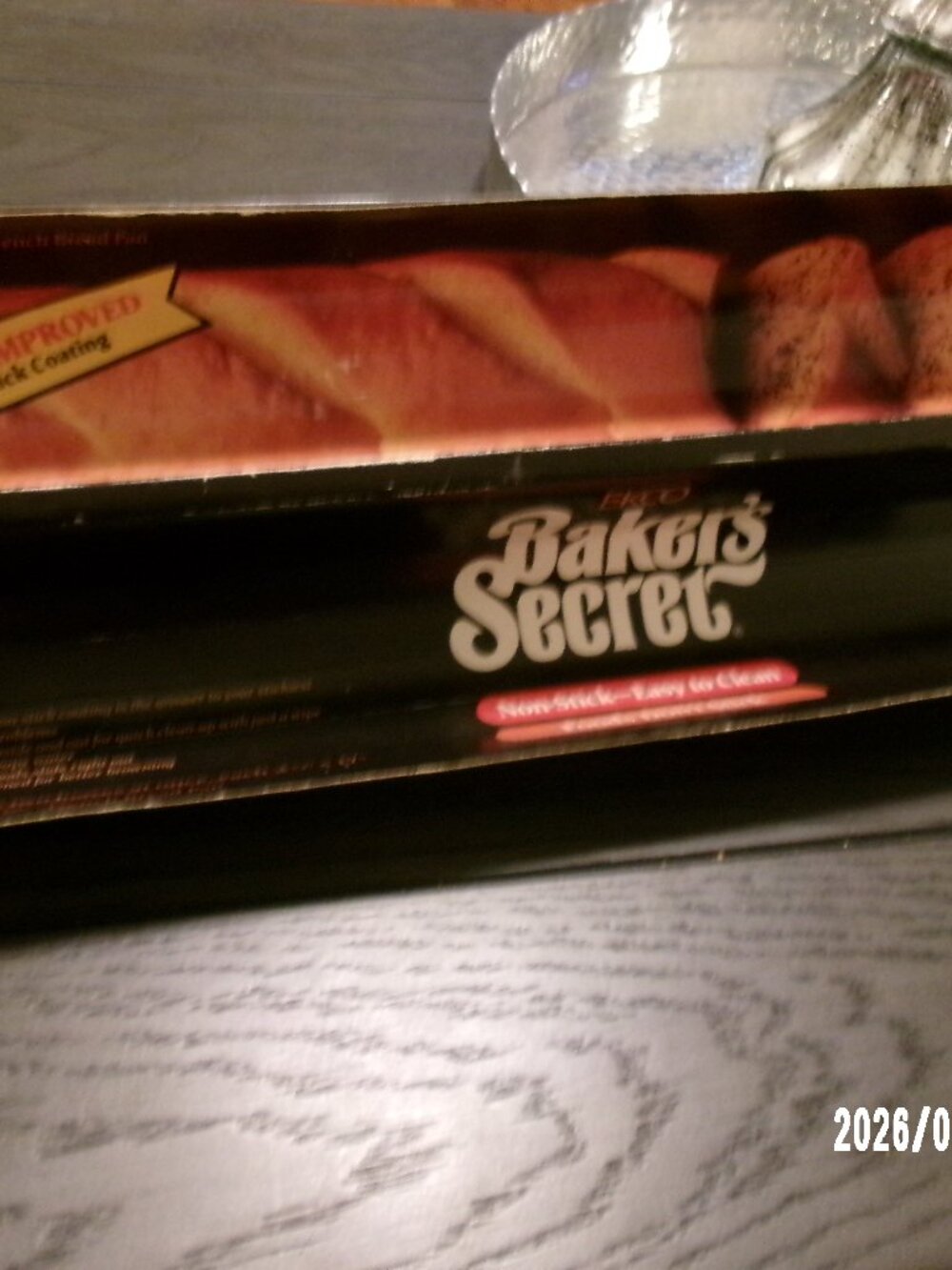 EKCO Bakers Secret French Bread Non Stick Baking Pan 18” Double Loaf Tube Twin